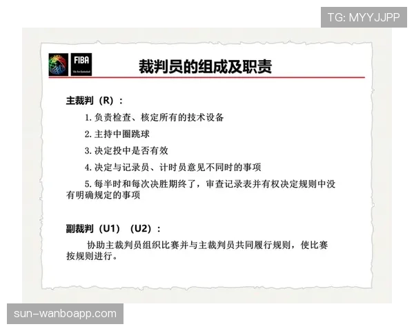 篮球规则解析：裁判判罚流程的标准执行步骤